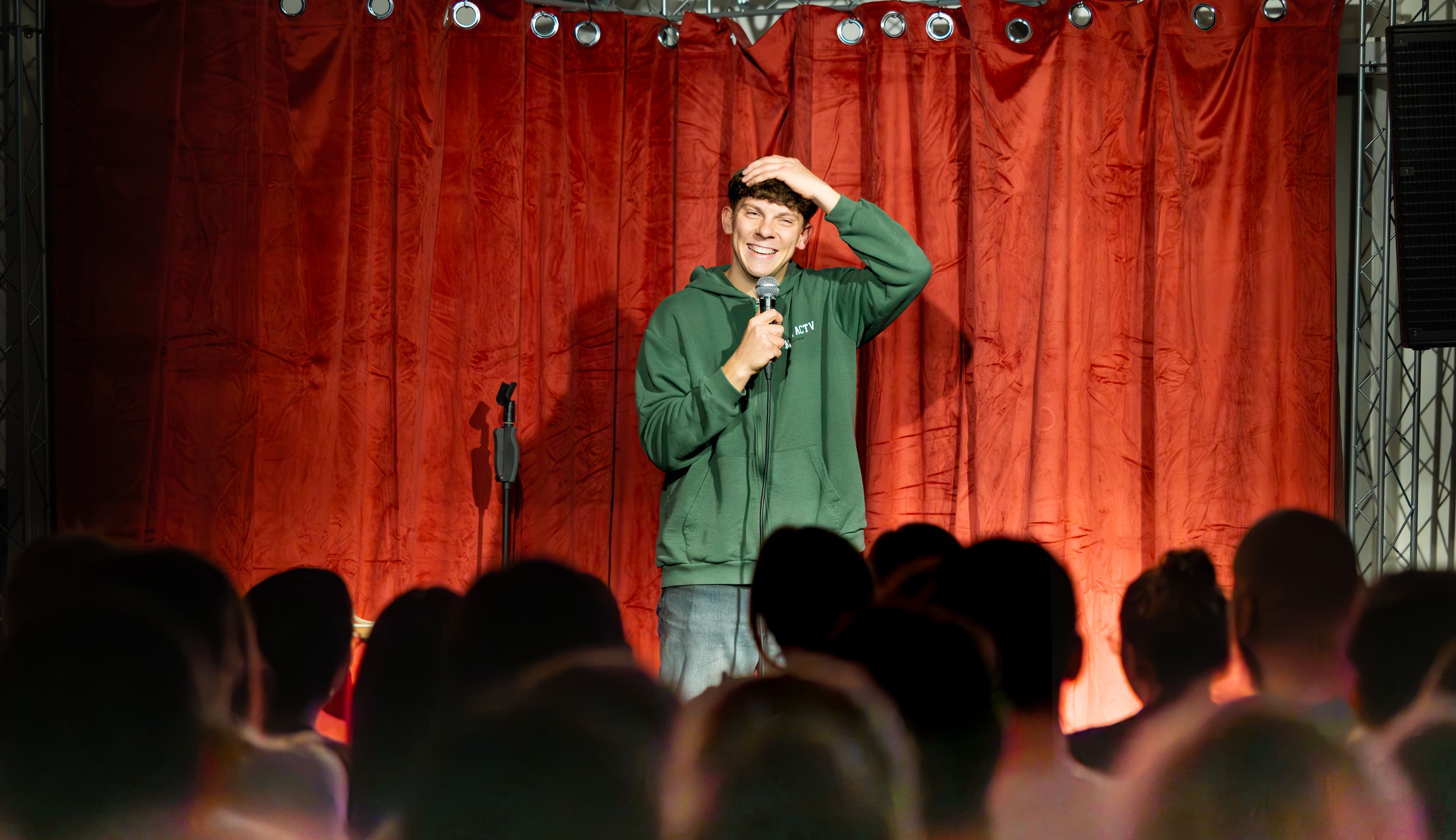 Glückliche Gesichter - auch auf der Bühne.